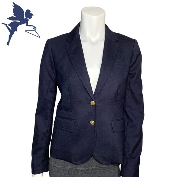 J CREW Original Black Label Wool Schoolboy Blazer - Picture 1 of 9